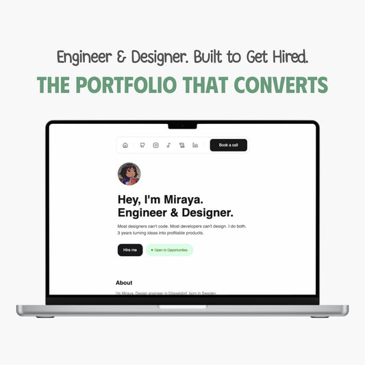 The Portfolio That Converts