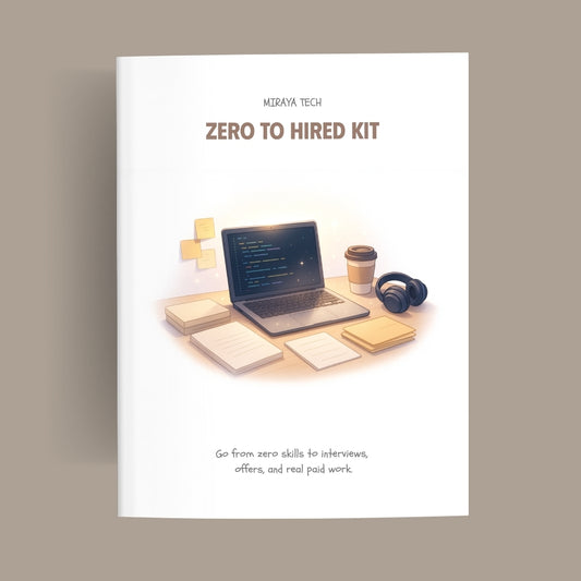 Zero to Hired Kit - 6 Products in 1 Bundle