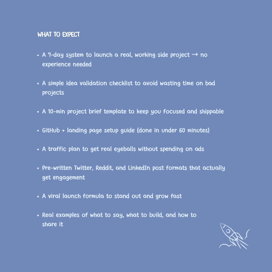 Ship Real Projects in 7 Days - No Experience Needed